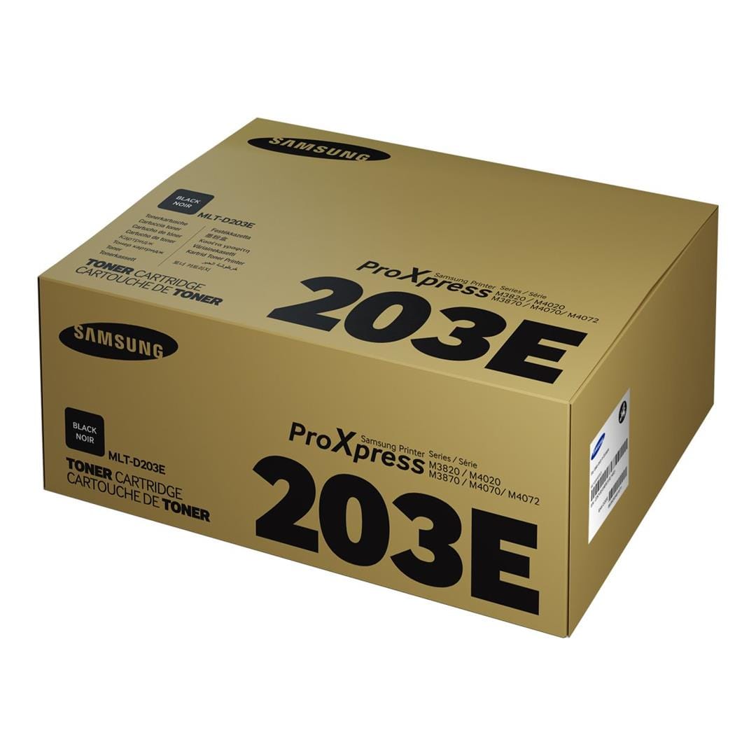 Samsung MLT-D203E Black Toner Cartridge 10,000 Pages Original SU887A Single-pack