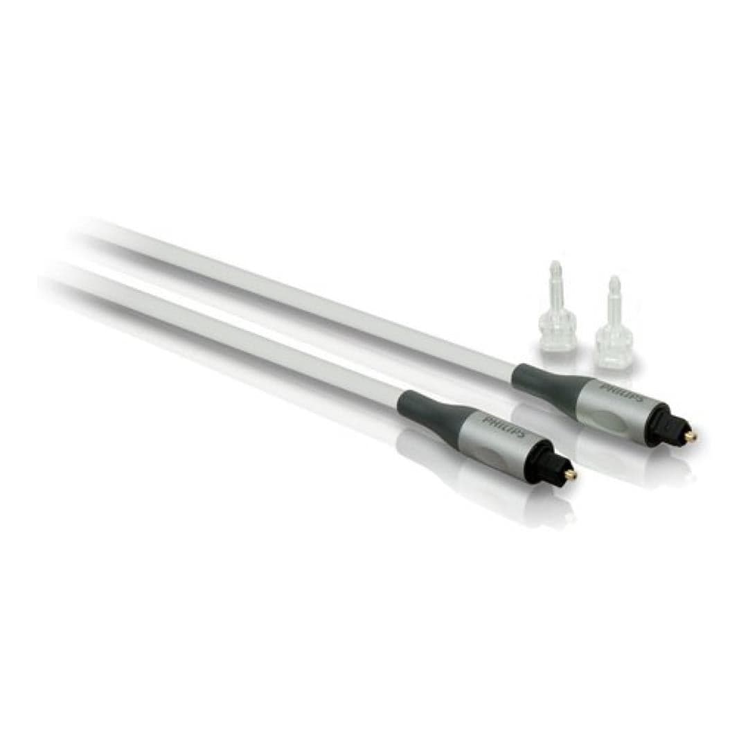 Philips Fibre Optic Male to Male Audio Cable 1.5m SWA3302S/10