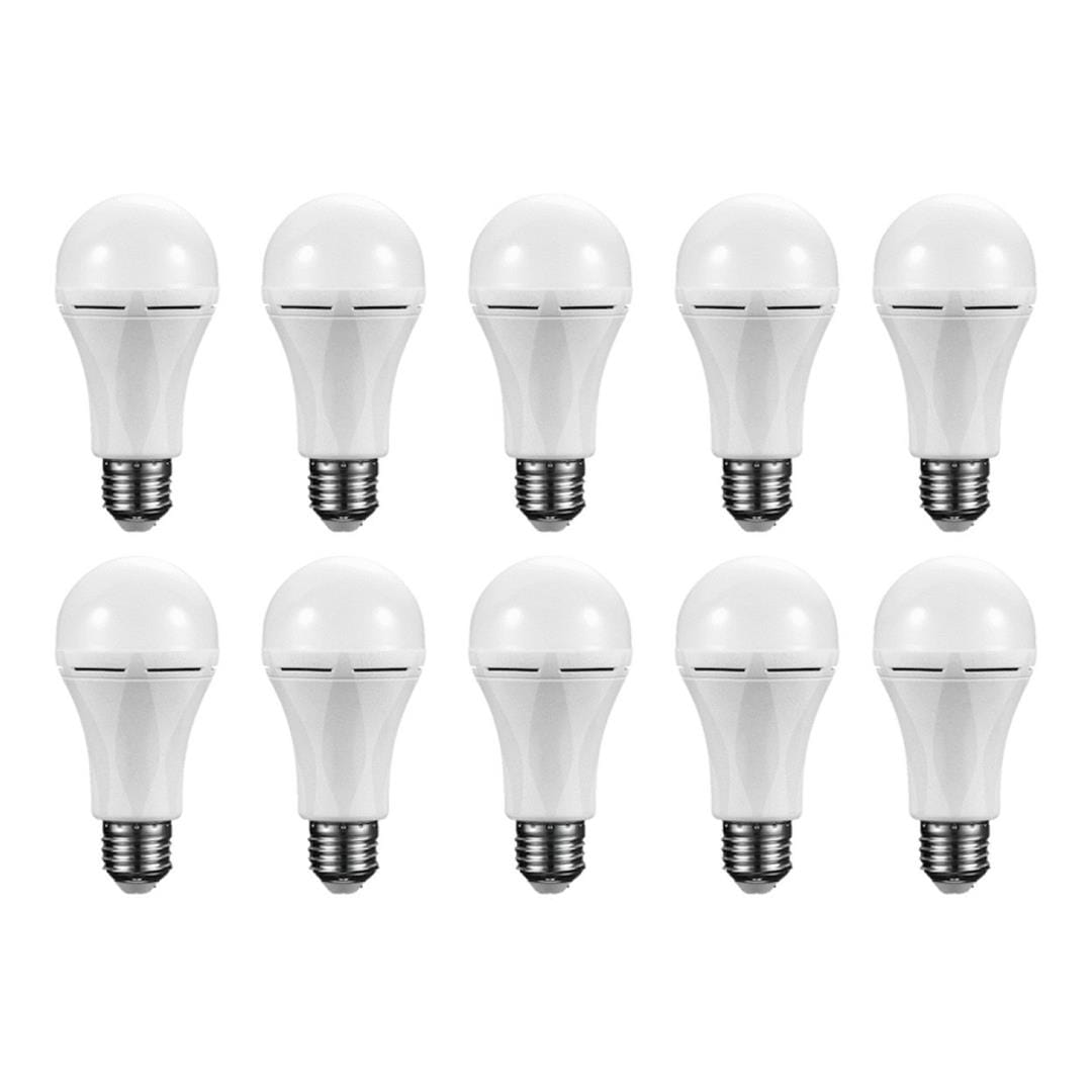 Switched 9W A60 Rechargeable Fast Charge E27 LED Lightbulbs 10-pack - Warm White SWD-35-E27RF-WW-10P