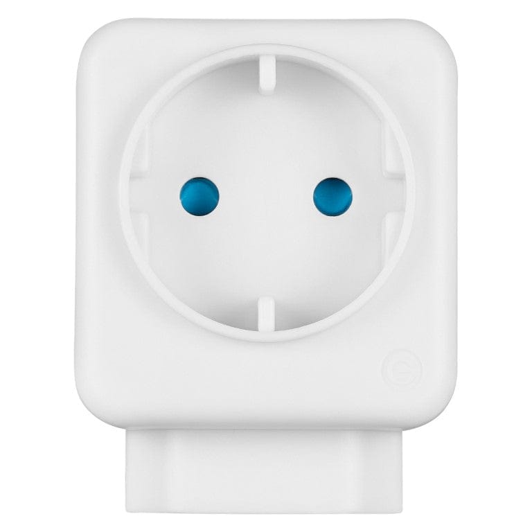 Switched 2-way Top and Bottom Loader Schuko Adapter White SWD-72006-WT
