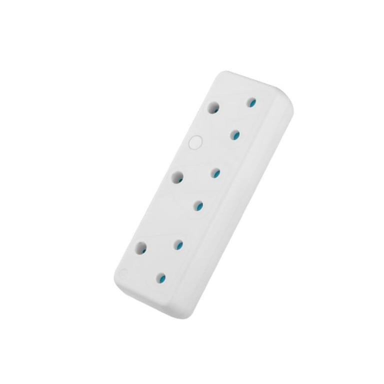 Switched 3 Way Adapter - White SWD-72008-WT