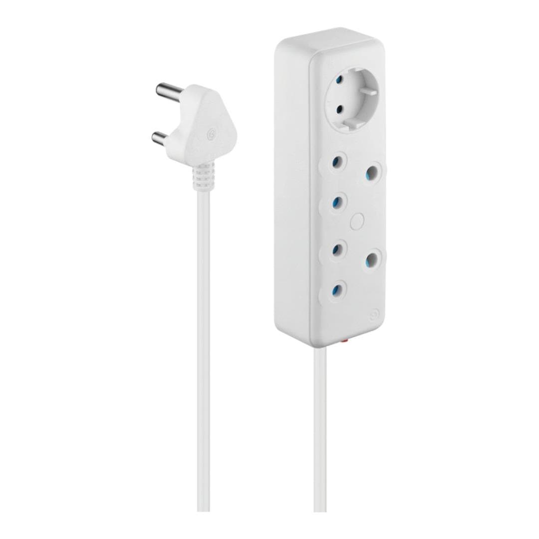 Switched 3-Way Multiplug White SWD-75017-05-WT
