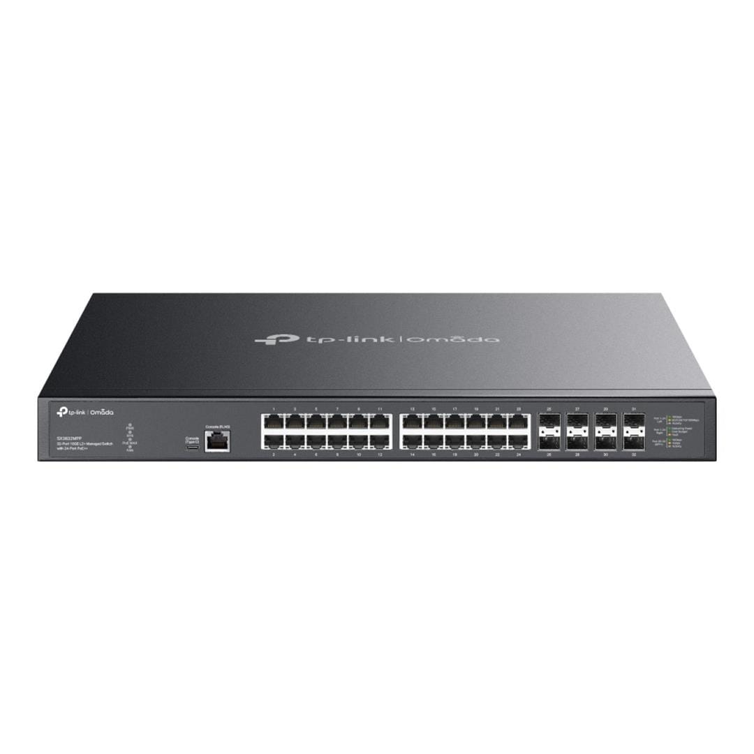 TP-Link Omada SX3832MPP 32-port 10GE L2+ Managed Network Switch