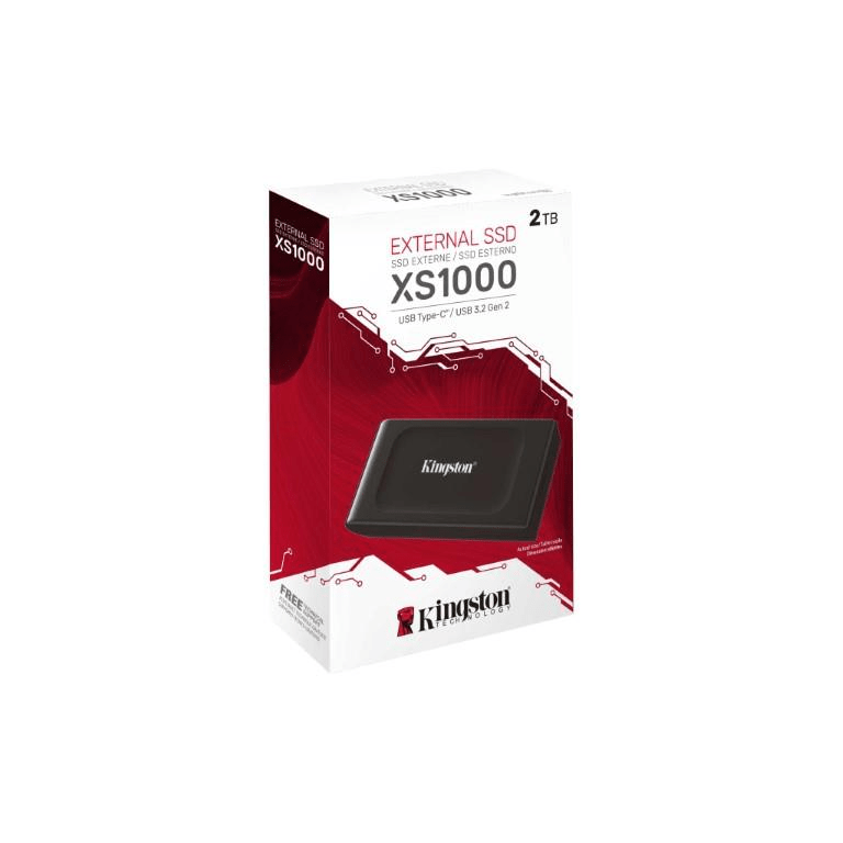 Kingston XS1000 2TB Portable External SSD Black SXS1000/2000G