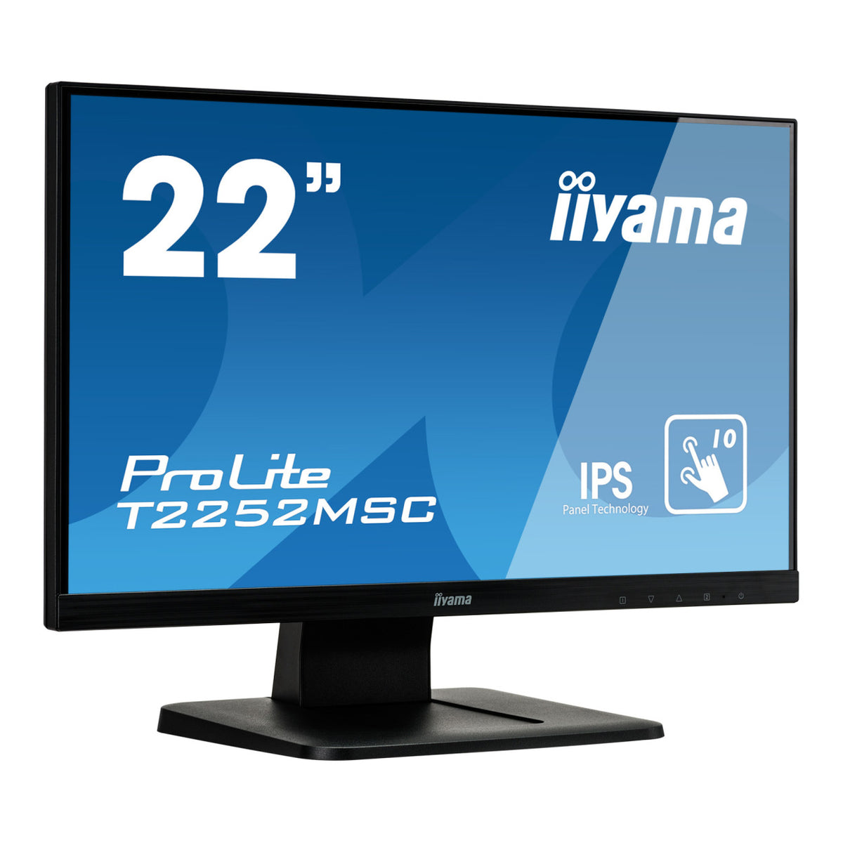 iiyama ProLite T2252MSC-B1 22-inch 1920 x 1080p FHD 16:9 60Hz 7ms LED IPS Touchscreen Monitor
