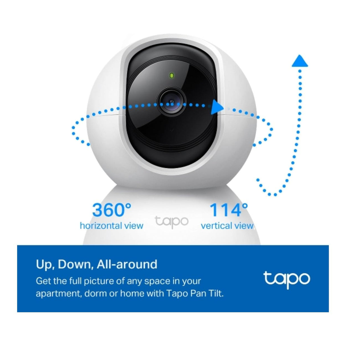 TP-Link Tapo C200P2 Pan and Tilt Home Security Wireless Camera 2-pack