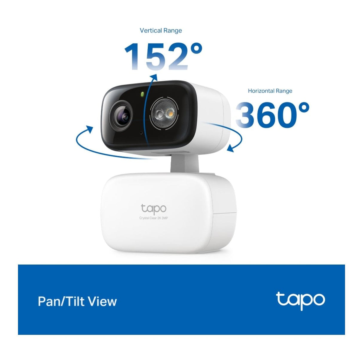 TP-Link Tapo C216 2K 3MP 4mm Wi-Fi Pan/Tilt Home Security Camera
