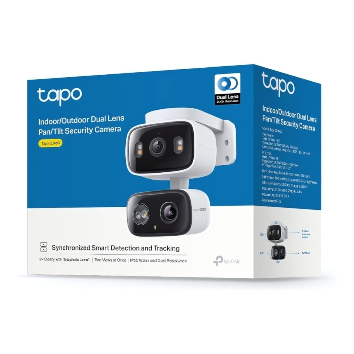 TP-Link Tapo C246D Indoor Outdoor Dual Lens Pan Tilt Security Camera