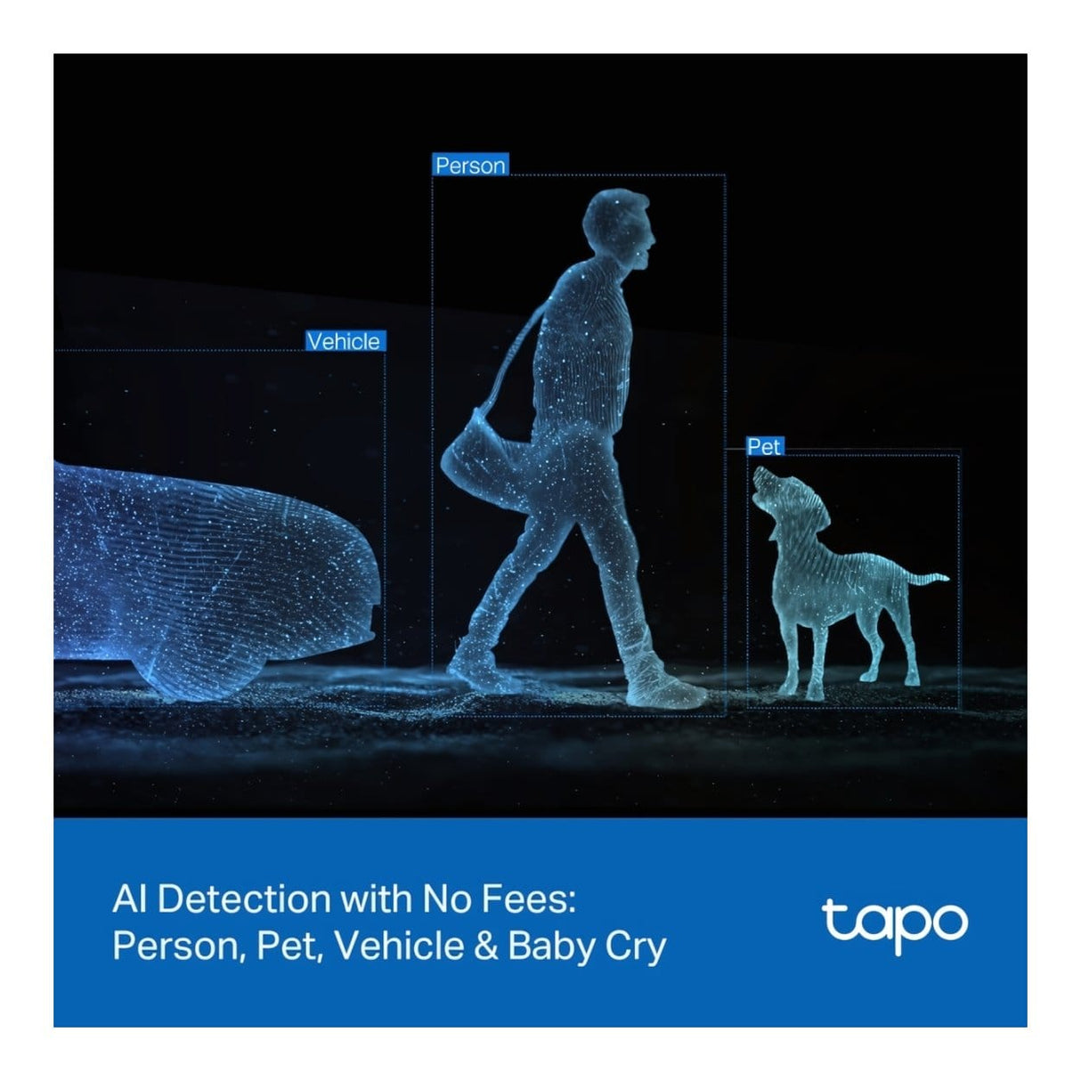 TP-Link Tapo C246D Indoor Outdoor Dual Lens Pan Tilt Security Camera