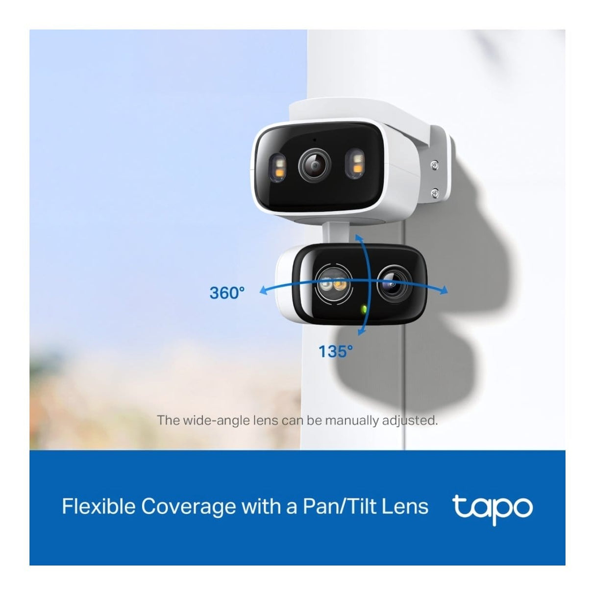 TP-Link Tapo C246D Indoor Outdoor Dual Lens Pan Tilt Security Camera