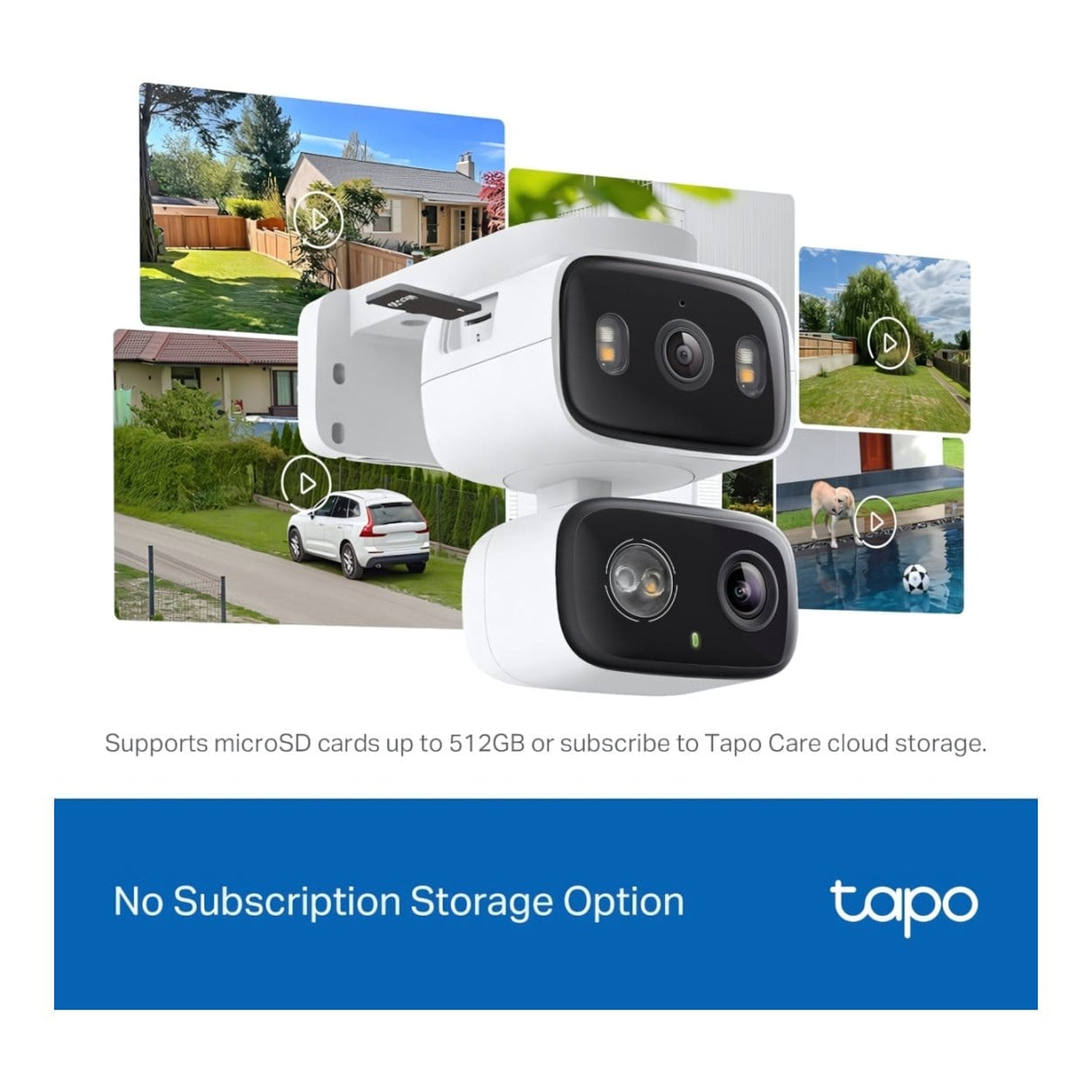 TP-Link Tapo C246D Indoor Outdoor Dual Lens Pan Tilt Security Camera