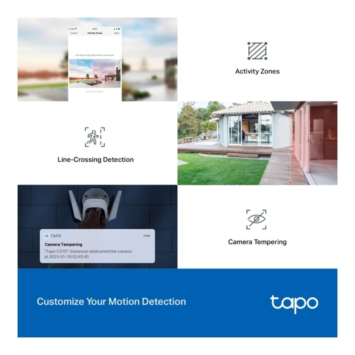 TP-Link Tapo C310P2 Outdoor Security Wireless Camera 2-pack