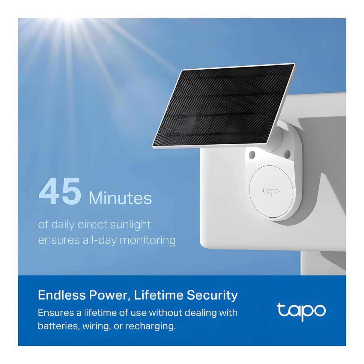 TP-Link Tapo C410 Solar-Powered Security Camera Kit 3-pack