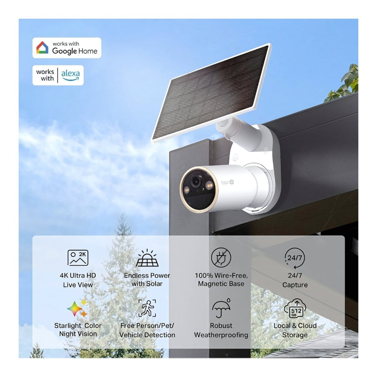 TP-Link Tapo C460 Solar-Powered Security Camera Kit TAPO C460 KIT