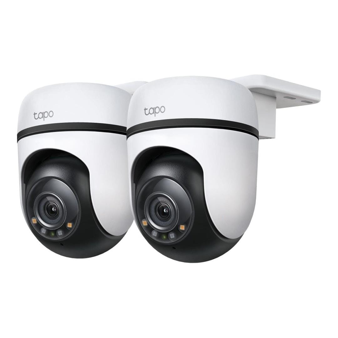 TP-Link Tapo C510W Outdoor Pan Tilt Security Wi-Fi Camera 2-pack