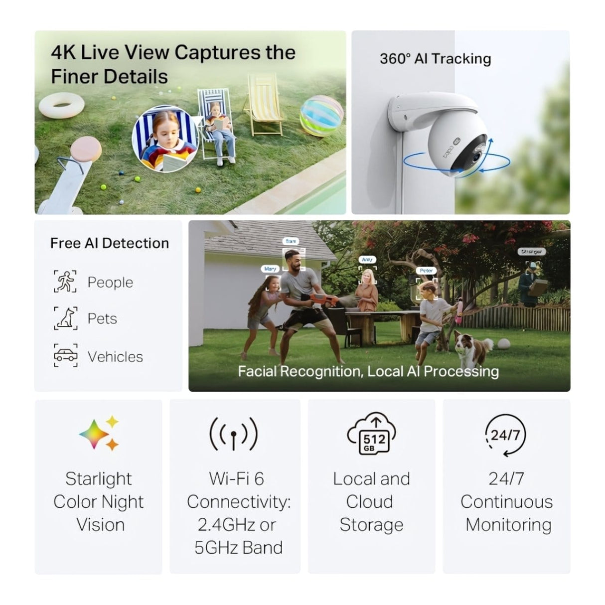 TP-Link Outdoor Pan/Tilt Security Wi-Fi Camera