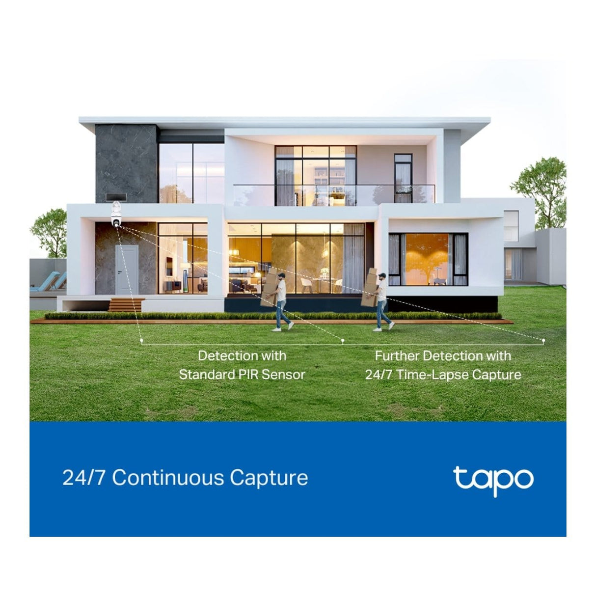 TP-Link Tapo C630 3K 5MP 4.0 mm Solar-Powered Pan/Tilt Security Camera