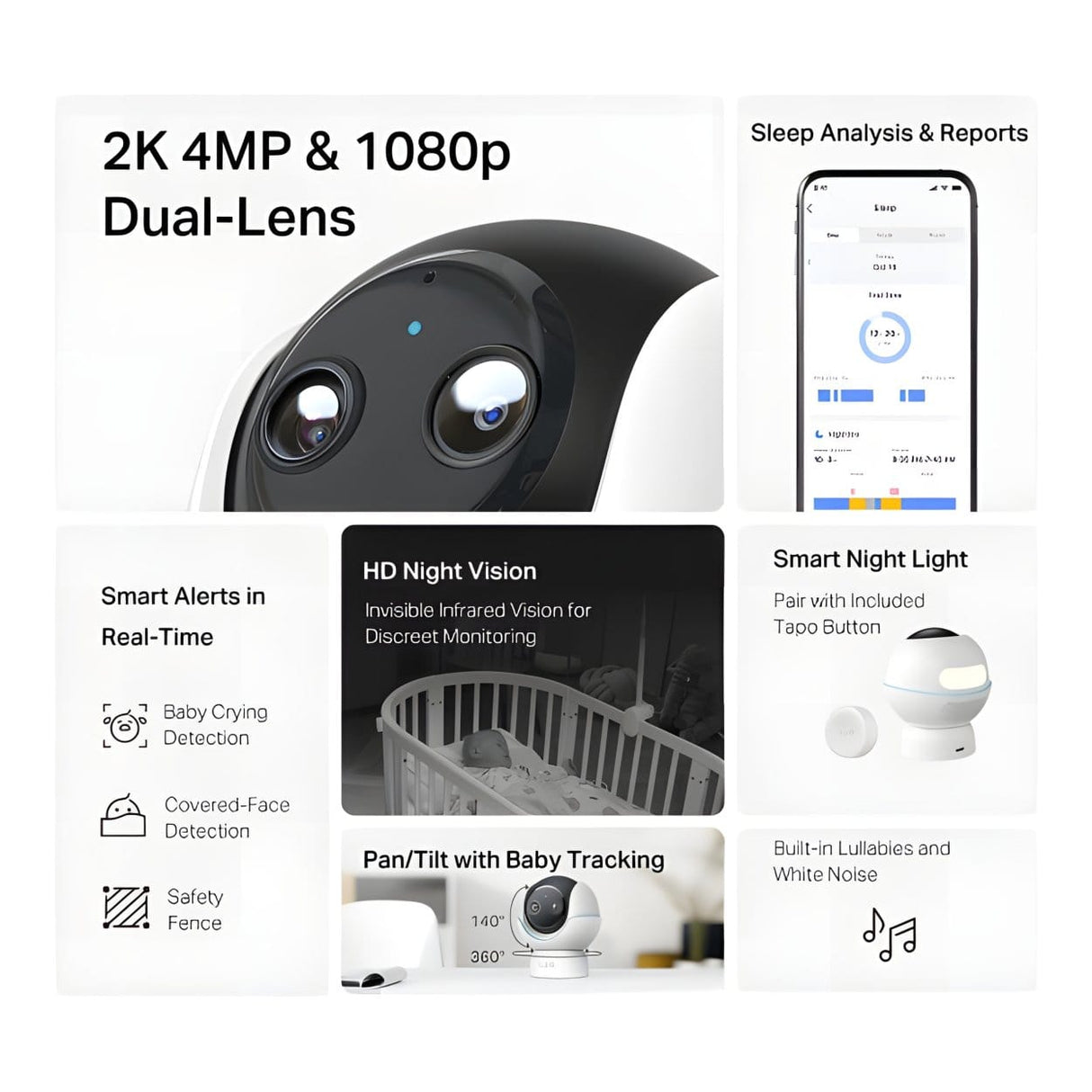 TP-Link Tapo C840 Dual-Lens Smart Baby Camera