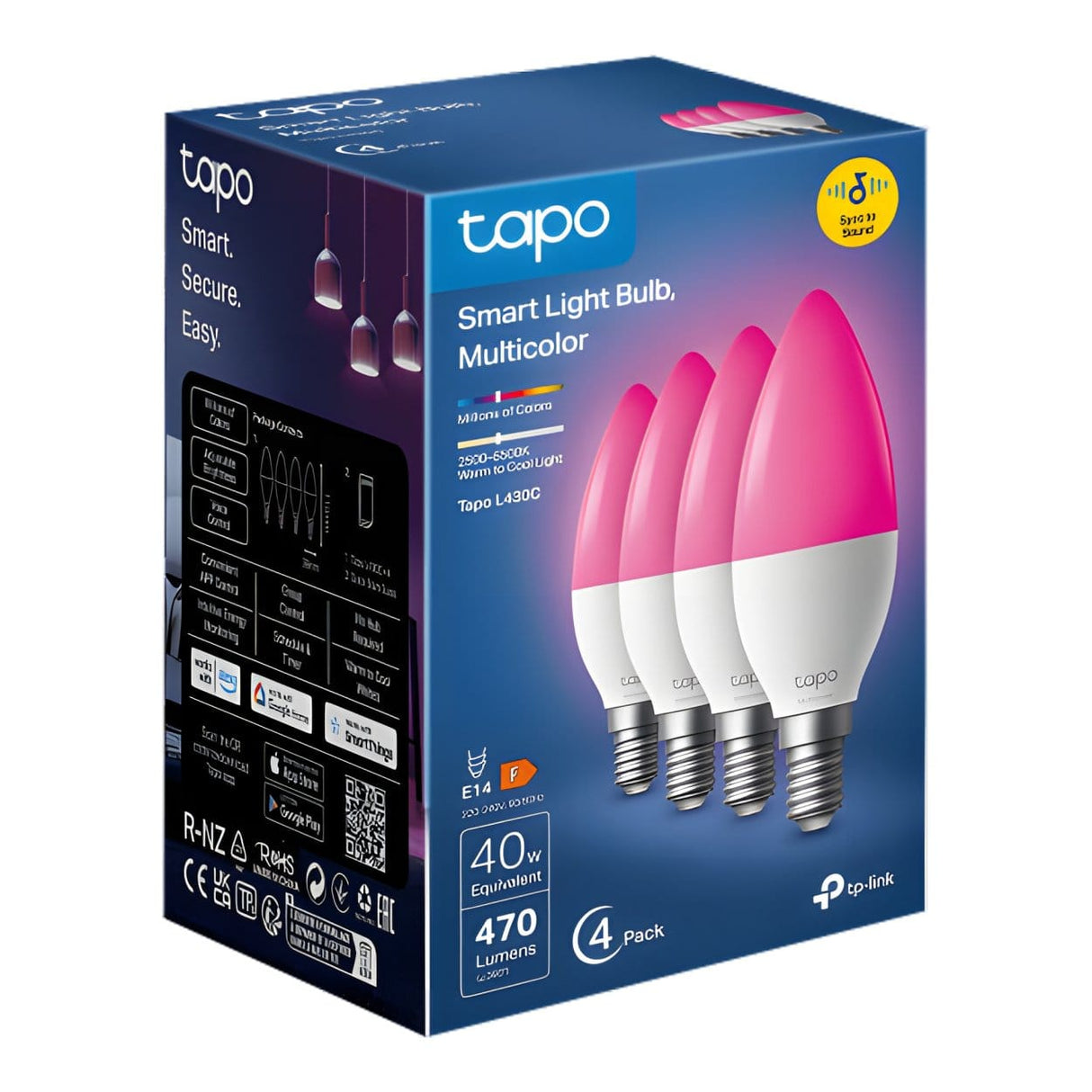TP-Link Tapo L430C Smart Wi-Fi Light Bulb Multicolor