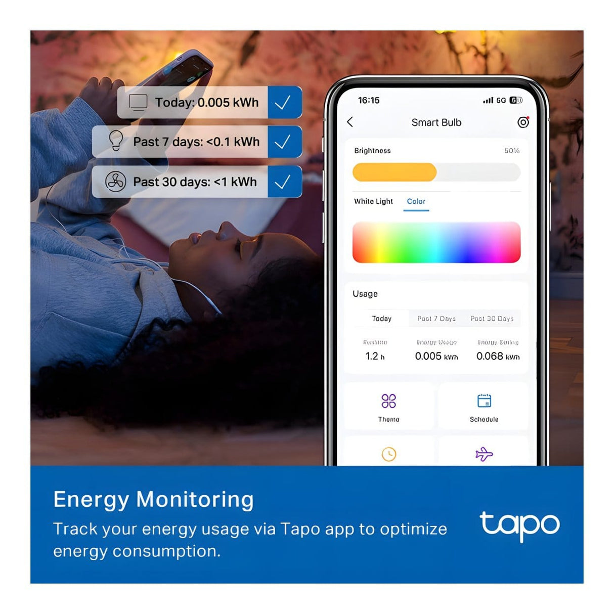TP-Link Tapo L430C Smart Wi-Fi Light Bulb Multicolor