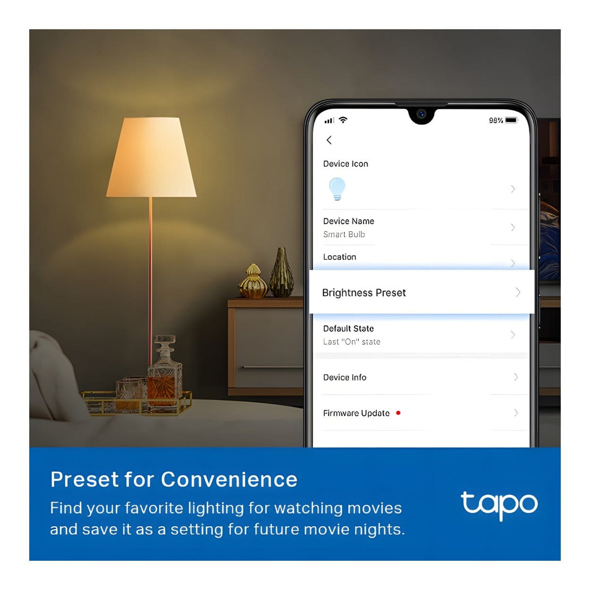 TP-Link Tapo L510B Dimmable Smart Wi-Fi Light Bulb