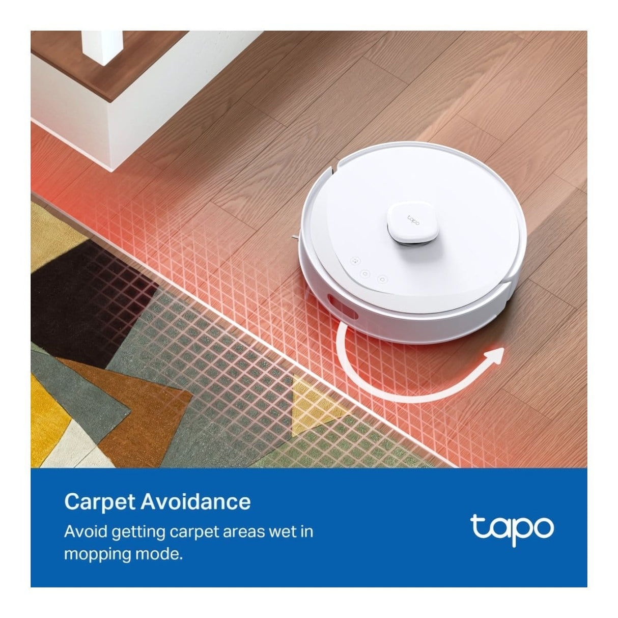 TP-Link Tapo RV30 Max 5300Pa Hyper Suction Robot Vacuum & Mop White