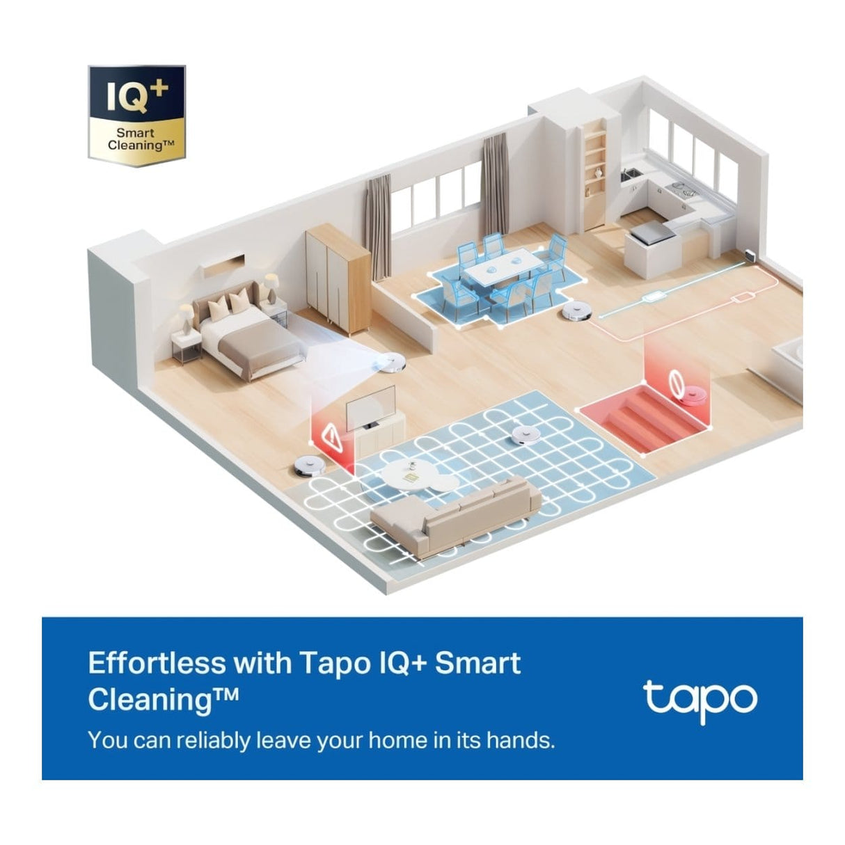 TP-Link Tapo RV30 Max 5300Pa Hyper Suction Robot Vacuum & Mop White