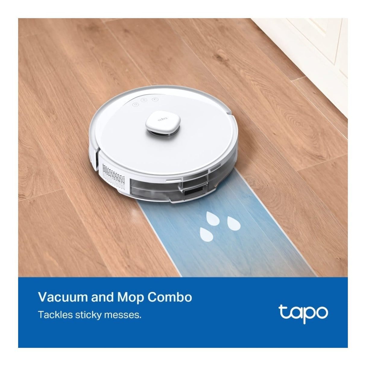 TP-Link Tapo RV30 Max 5300Pa Hyper Suction Robot Vacuum & Mop White
