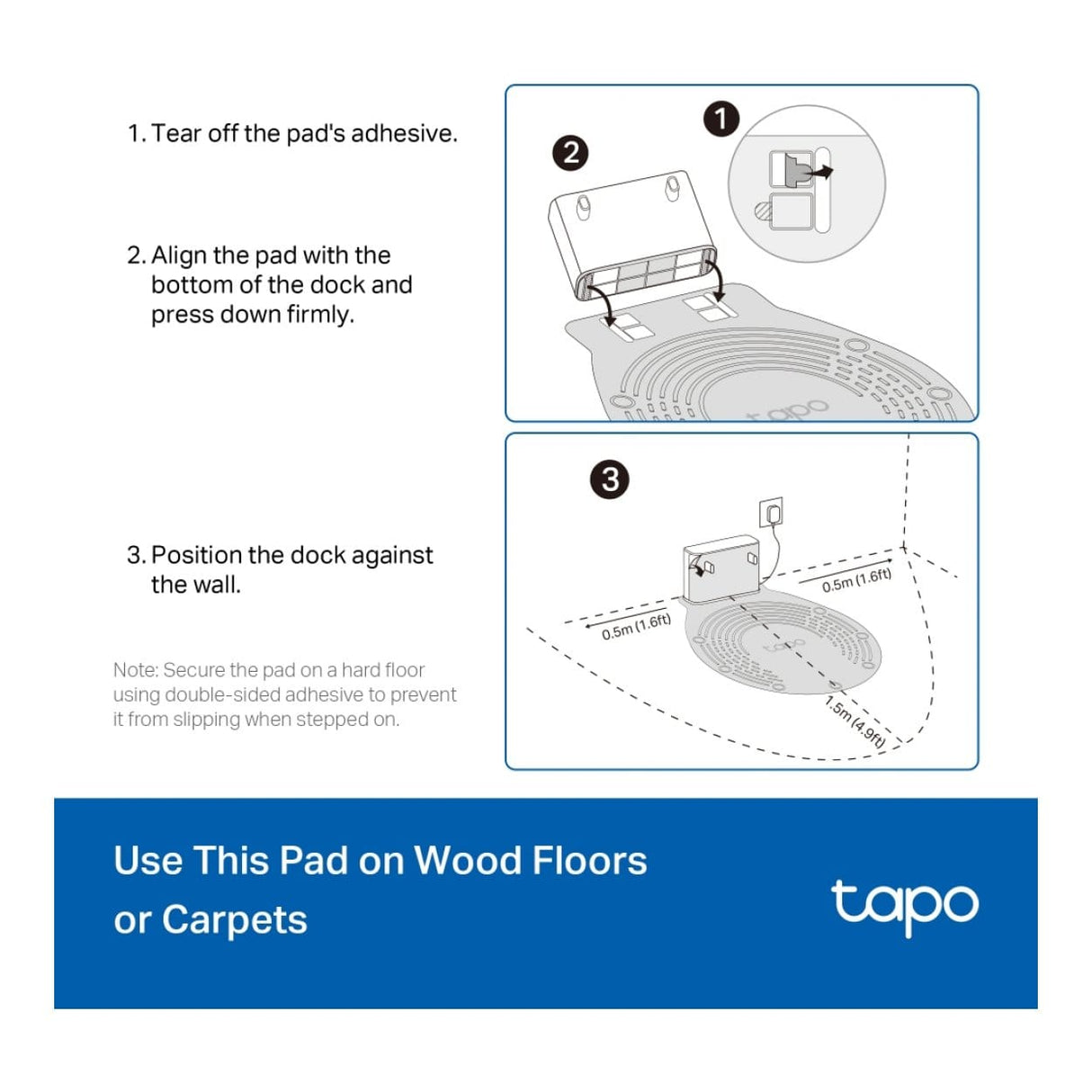 TP-Link Tapo RVA410 Waterproof Mat