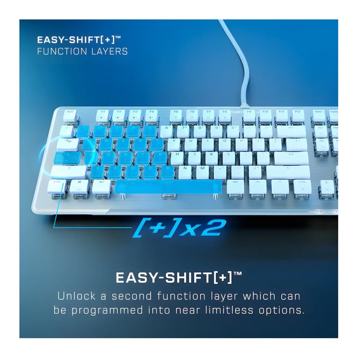 Turtle Beach Vulcan II RGB Wired Mechanical TITAN II Switch Gaming Keyboard White TBK-1002-11-US