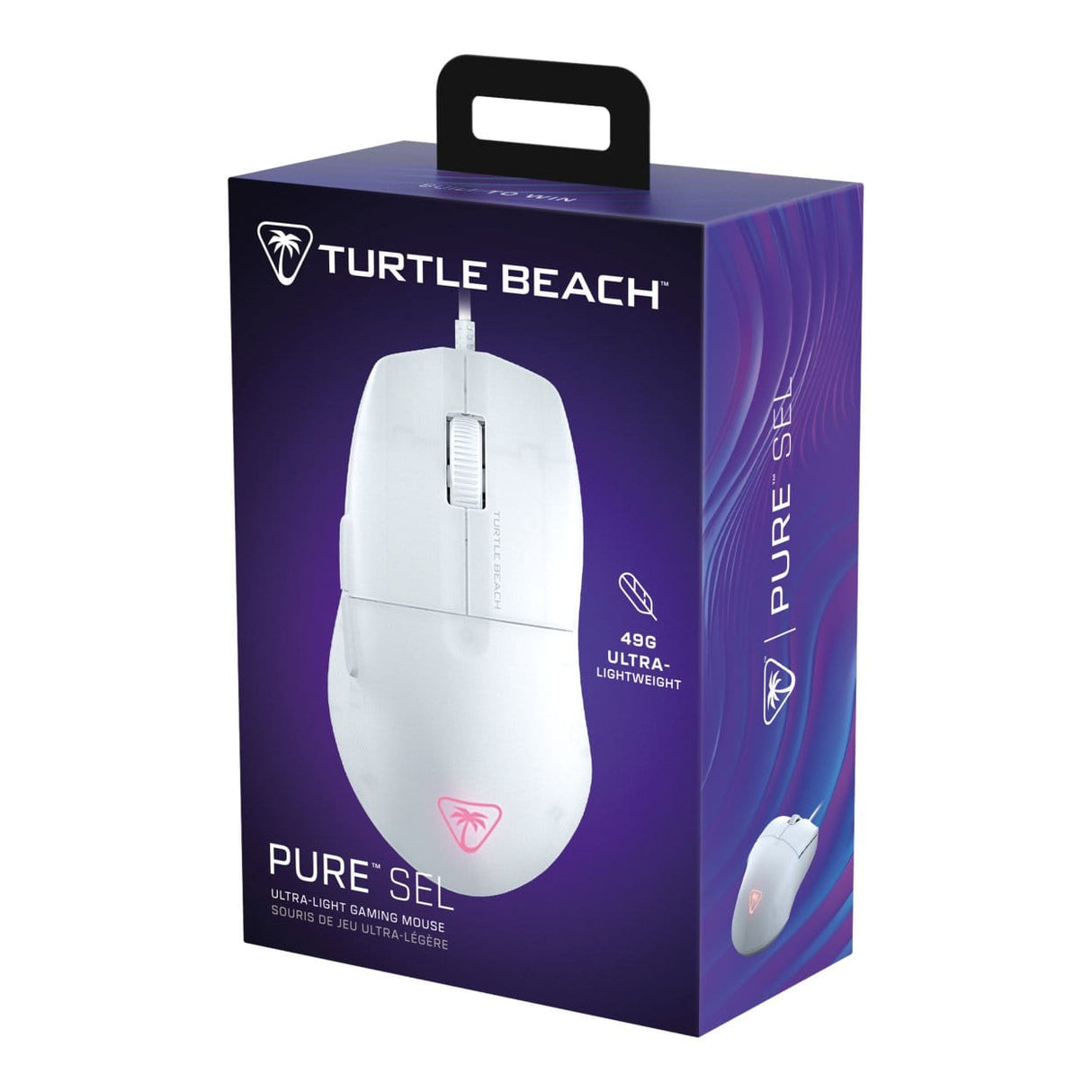 Turtle Beach Pure SEL Ultra-Light Ergonomic RGB Gaming Mouse White TBM-1001-15
