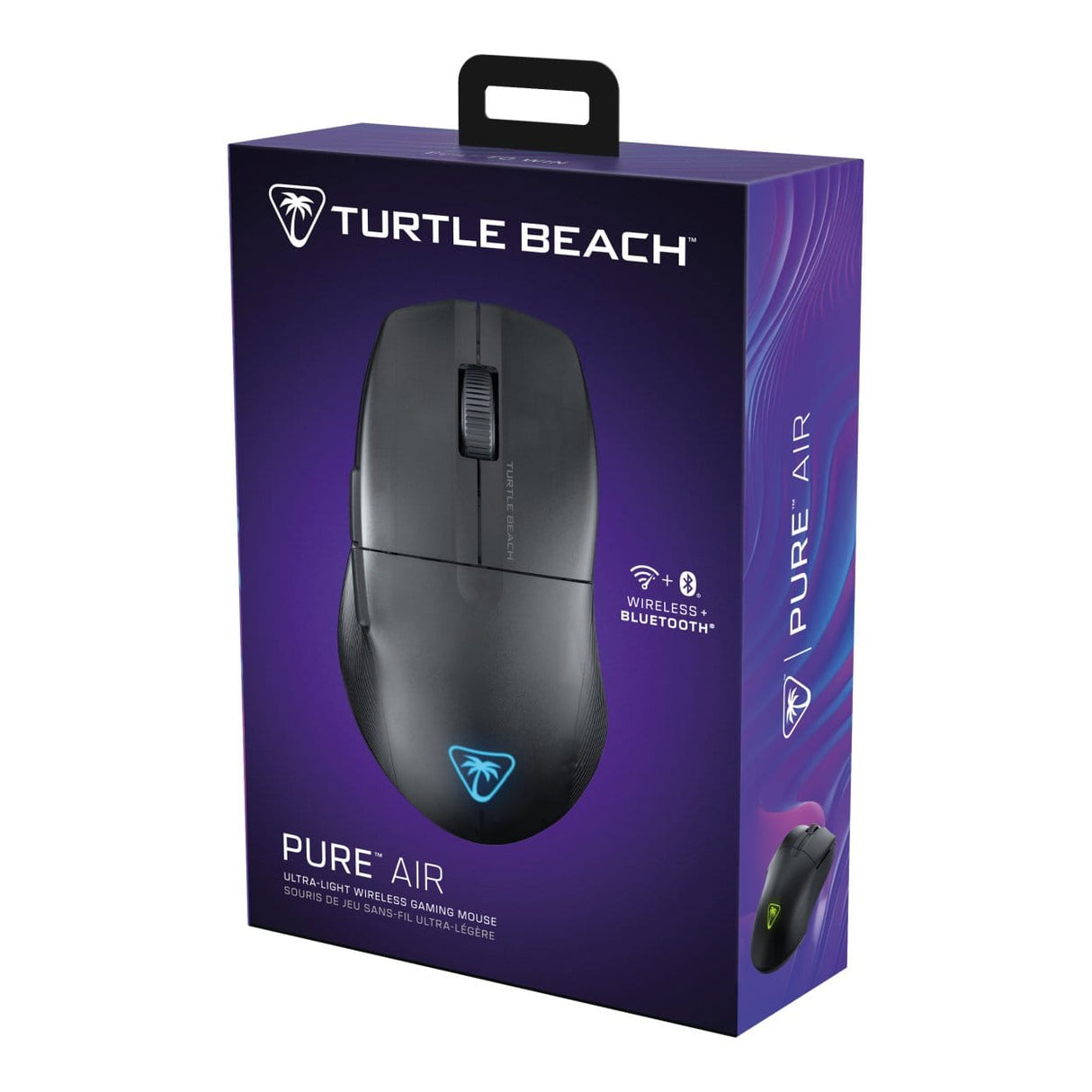Turtle Beach Pure Air Ultra-Light Wireless Ergonomic RGB Gaming Mouse Black TBM-1102-05