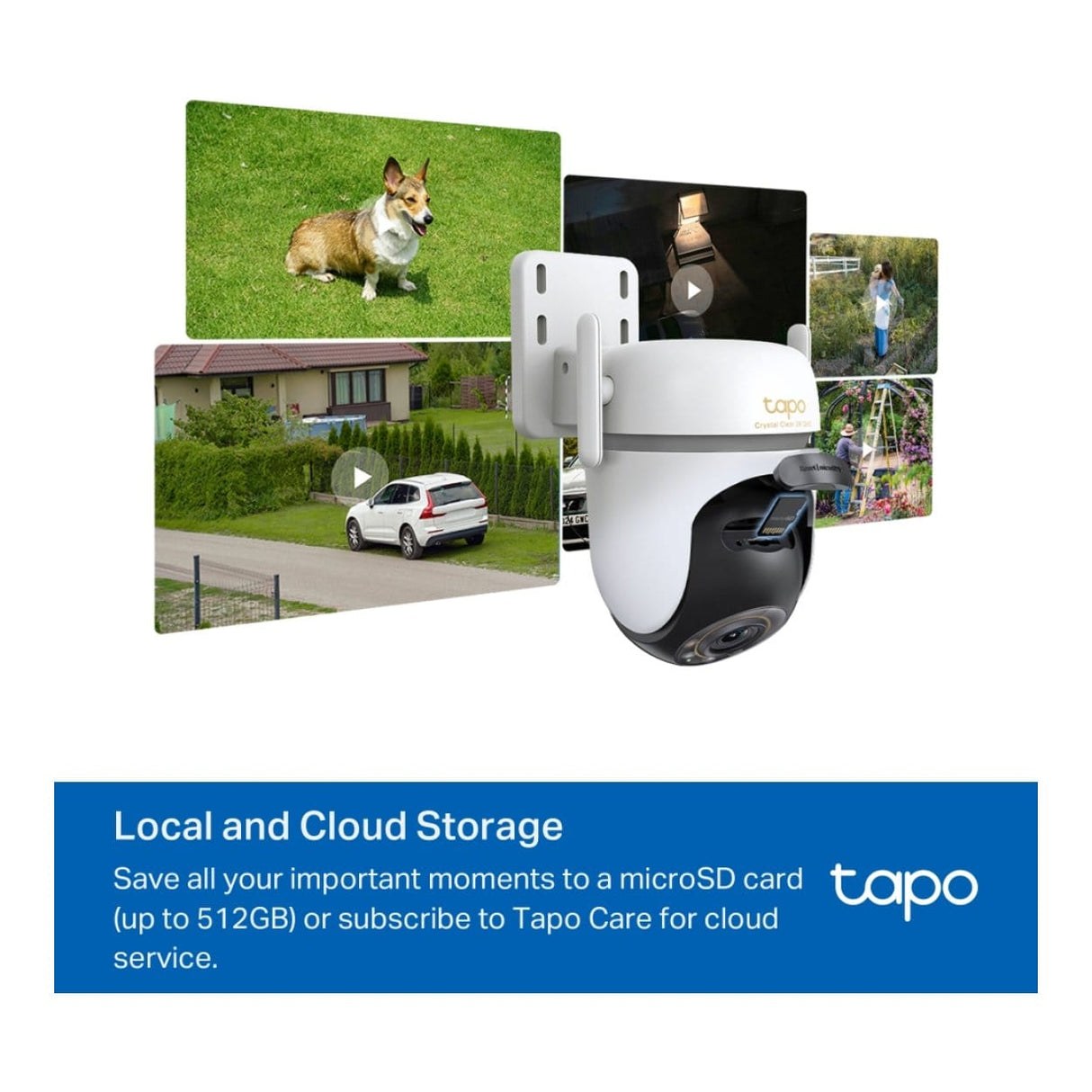 TP-Link Tapo TC43 Outdoor Pan Tilt Security Wi-Fi Camera
