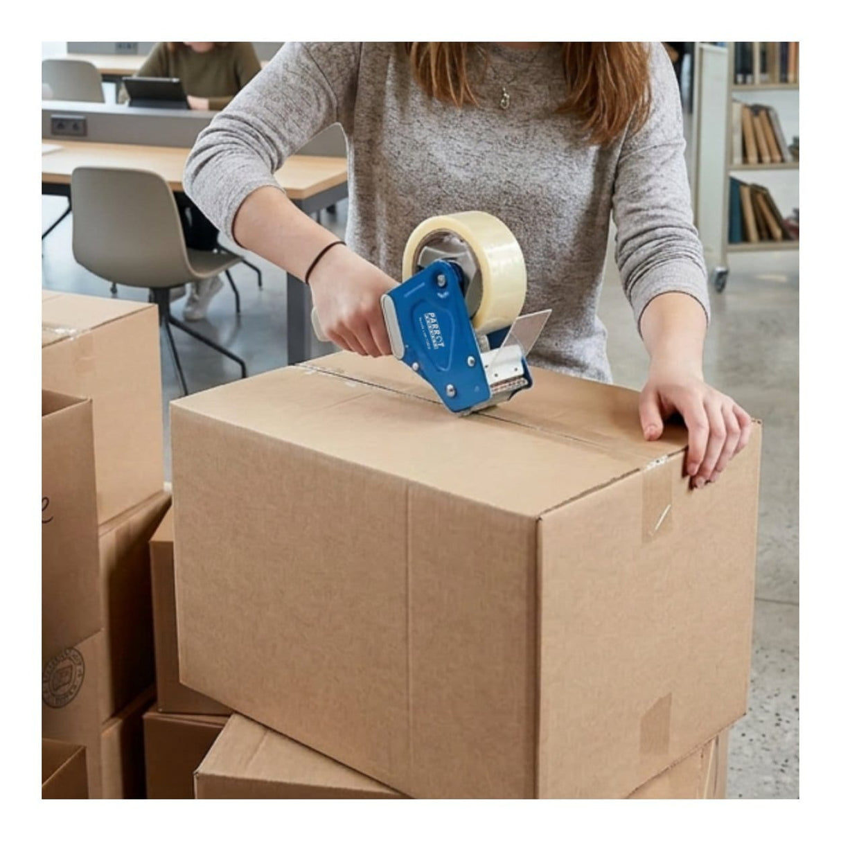 Parrot Industrial Packaging Tape Dispenser TD0001