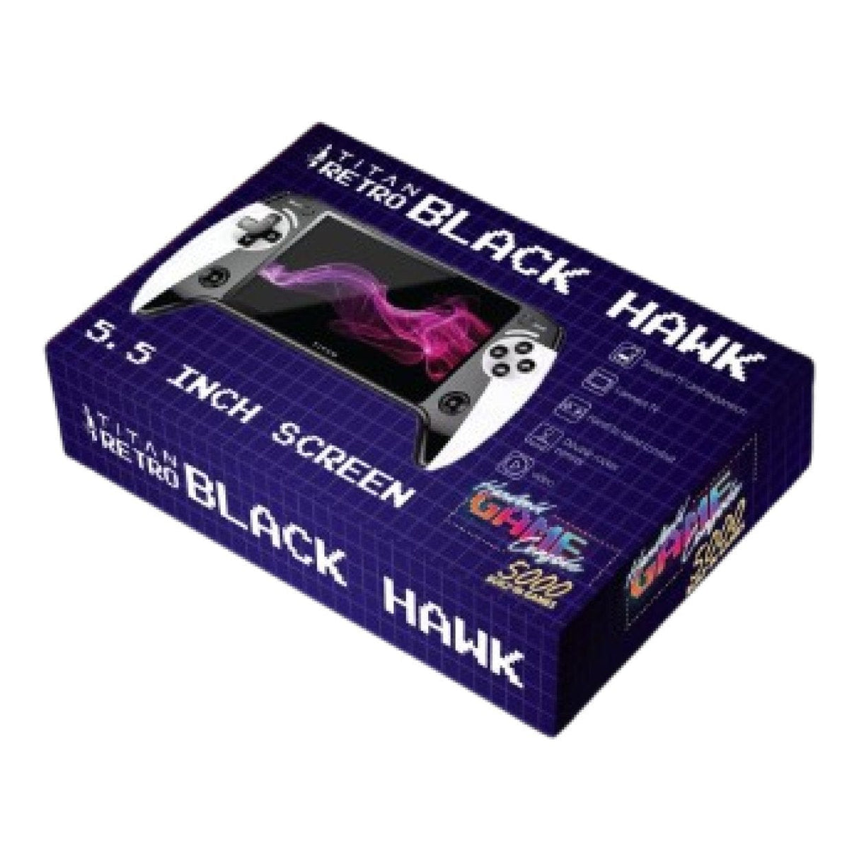 Titan Black Hawk 5.5-inch 5000-in-1 Handheld Console TG-BH-5000