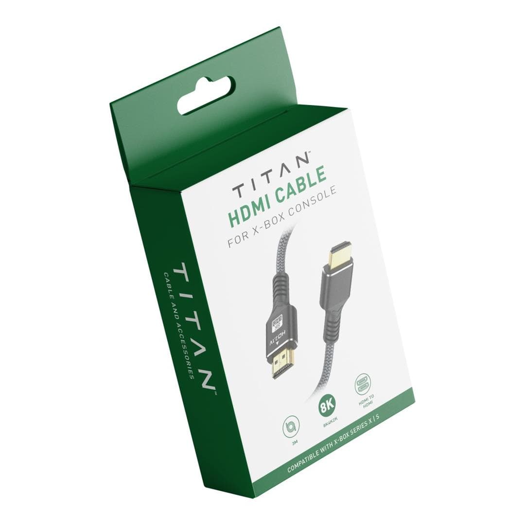 Titan 3m High-Speed HDMI Cable 8K @ 60Hz for Xbox Black TG-HD-3000-XB