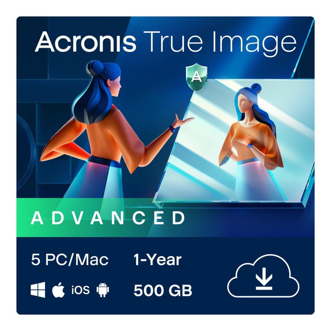 Acronis True Image Advanced 500GB 5 Device 1-Year Subscription Download