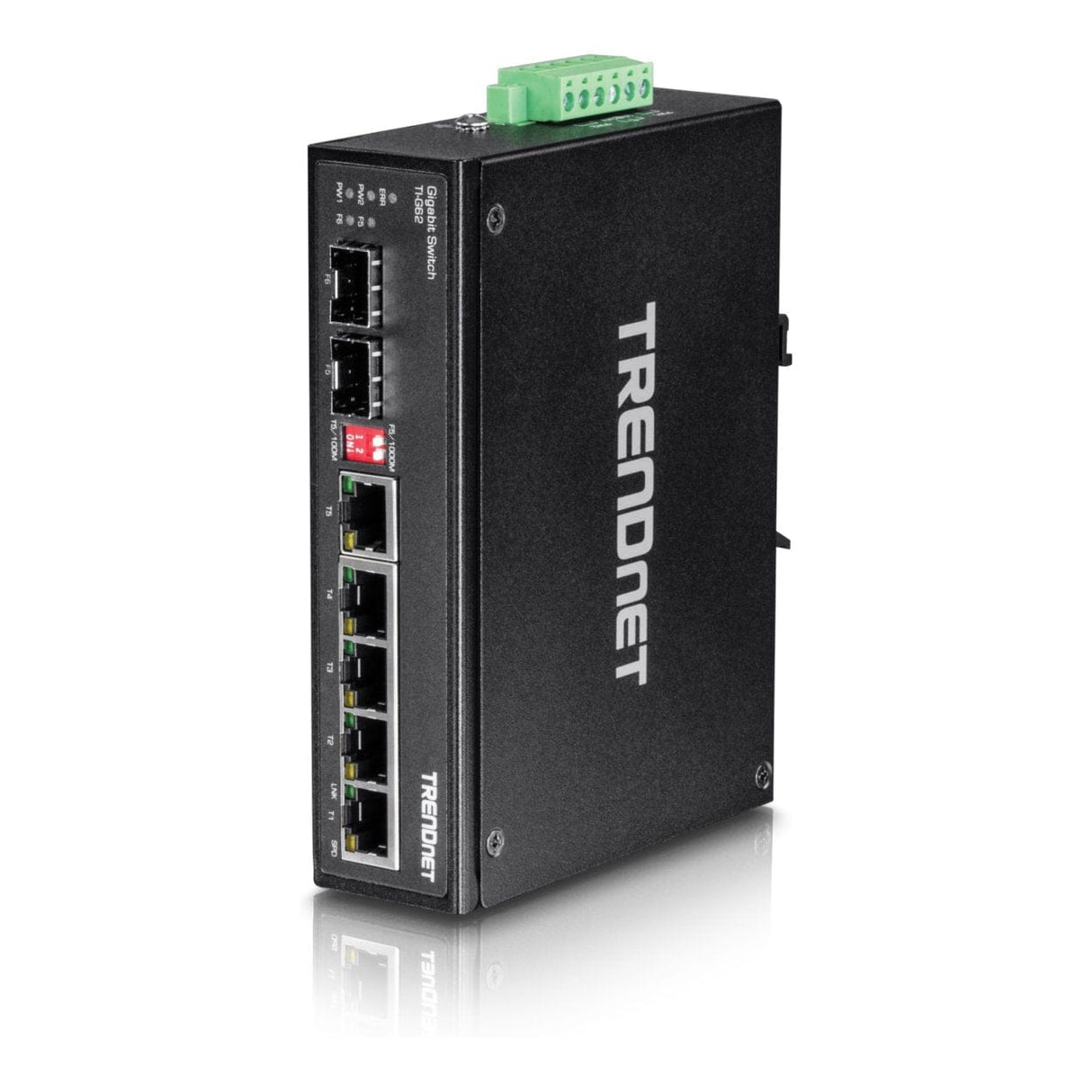 Trendnet TI-G62 6-port Hardened Industrial Gigabit DIN-Rail Switch