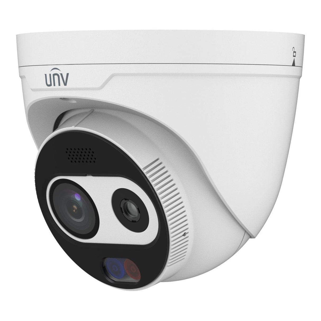 Uniview 4MP Thermal and Optical Dual-spectrum Turret Network Camera TIC3612SA-F3-4F4AC-I1