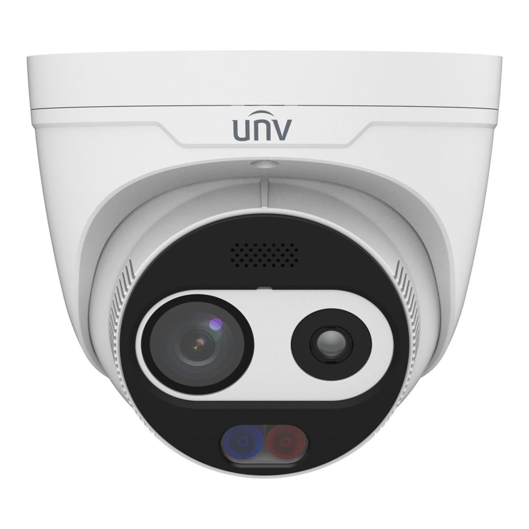 Uniview 4MP Thermal and Optical Dual-spectrum Turret Network Camera TIC3612SA-F3-4F4AC-I1