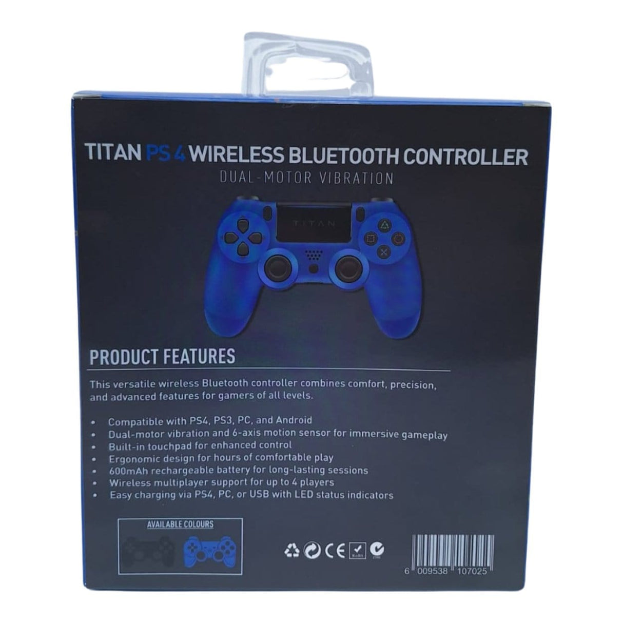 Titan Wireless Bluetooth Controller Blue TIT-VW-169-BLE