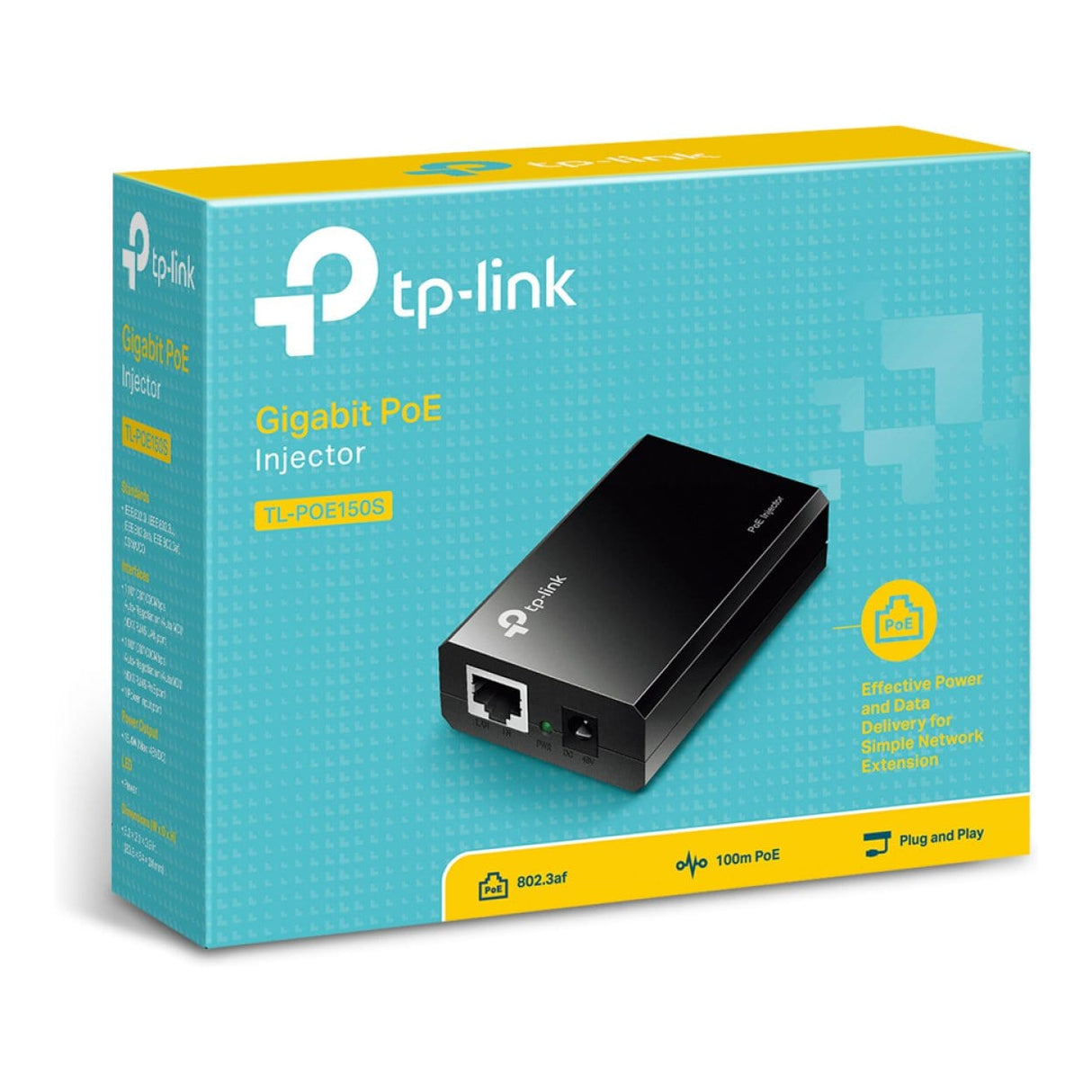 TP-Link Omada TL-POE150S Gigabit PoE Injector