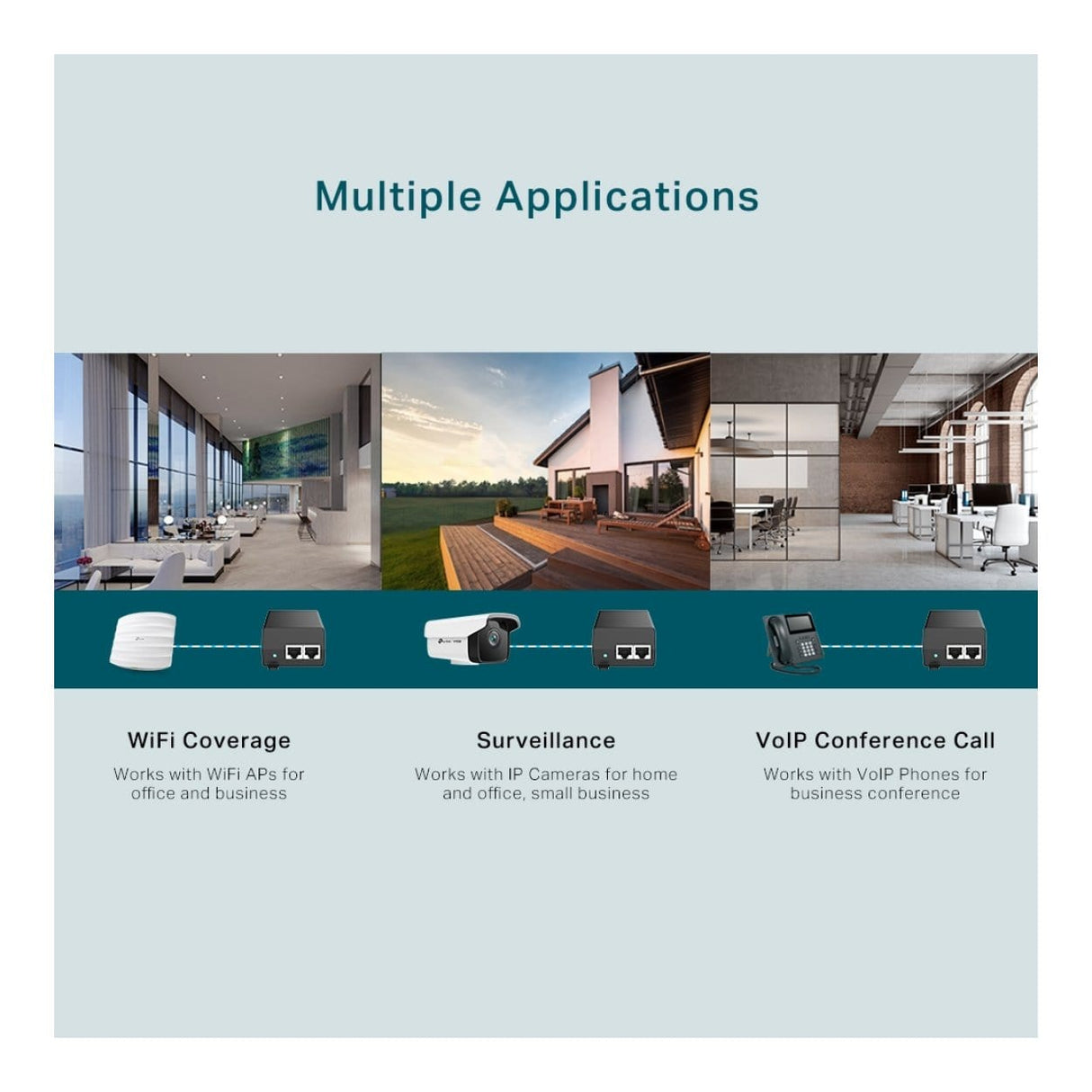 TP-Link Omada TL-POE160S Gigabit PoE+ Injector