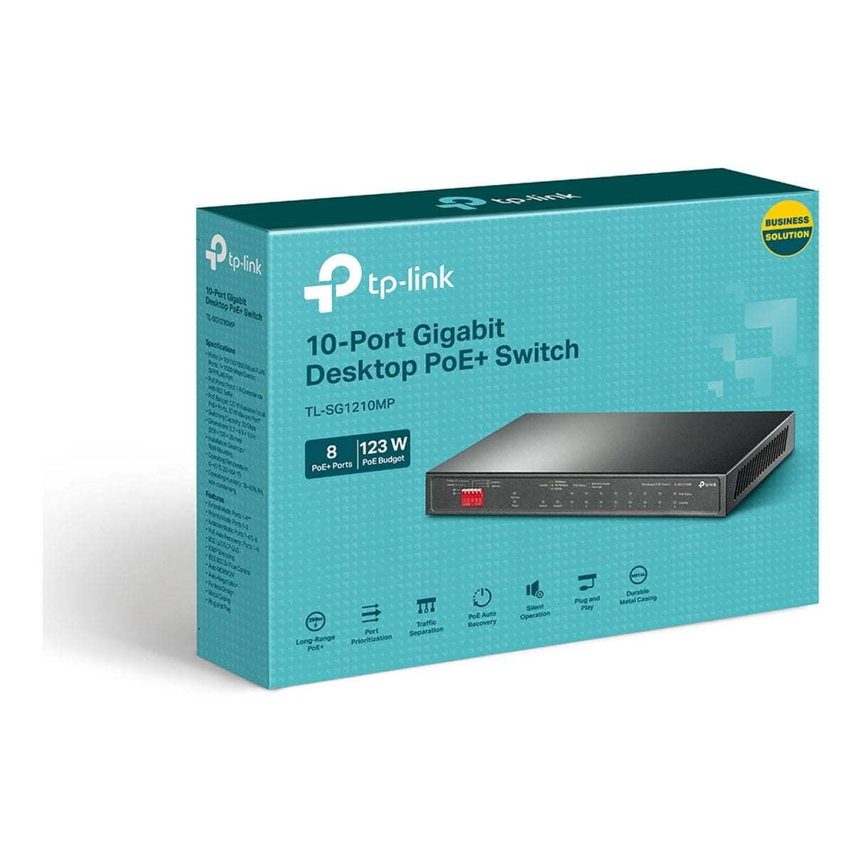 TP-Link TL-SG1210MP 10-port Gigabit PoE Unmanaged Switch