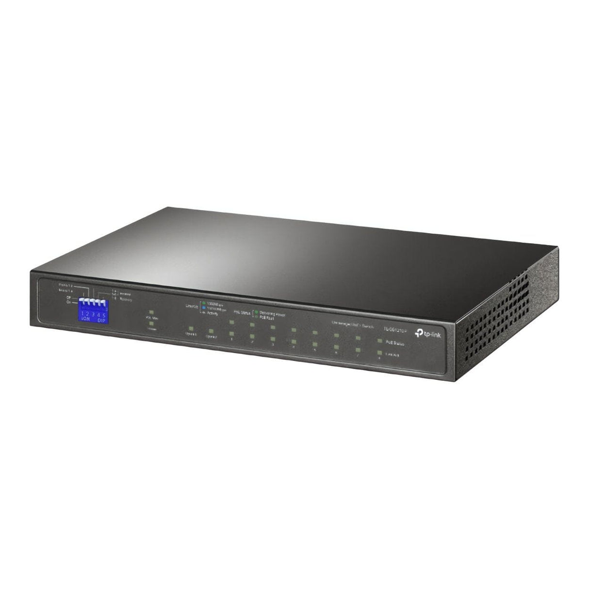 TP-Link TL-SG1210P 10-port Gigabit Desktop Switch with 8-port PoE+