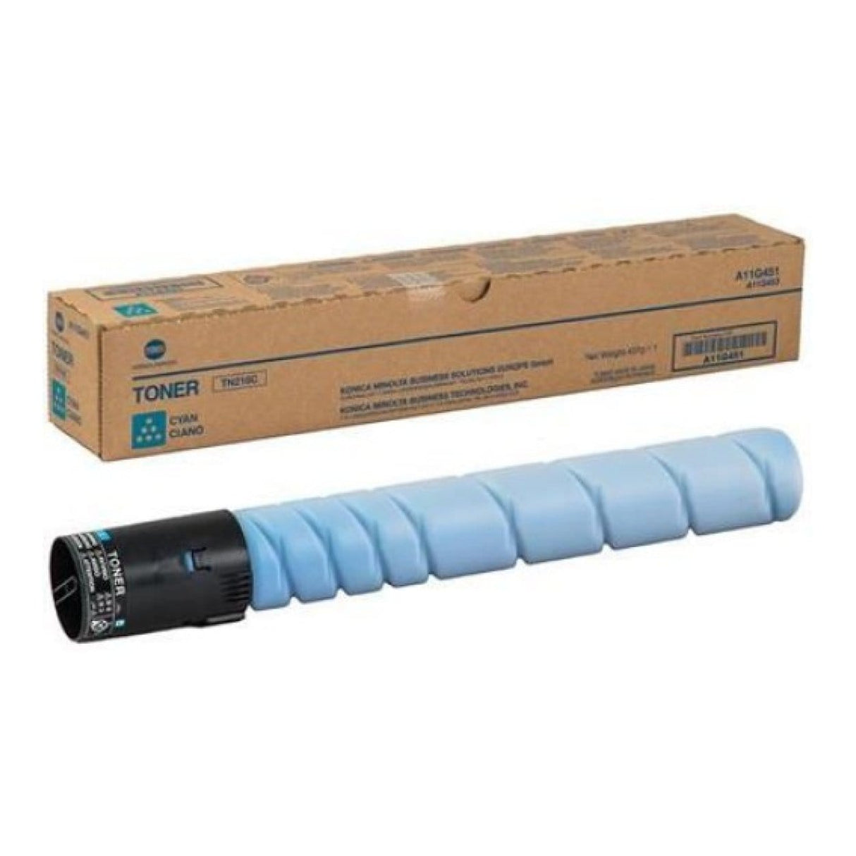 Konica Minolta TN221C Cyan Toner Cartridge 21,000 pages Original TN-221C Single-pack