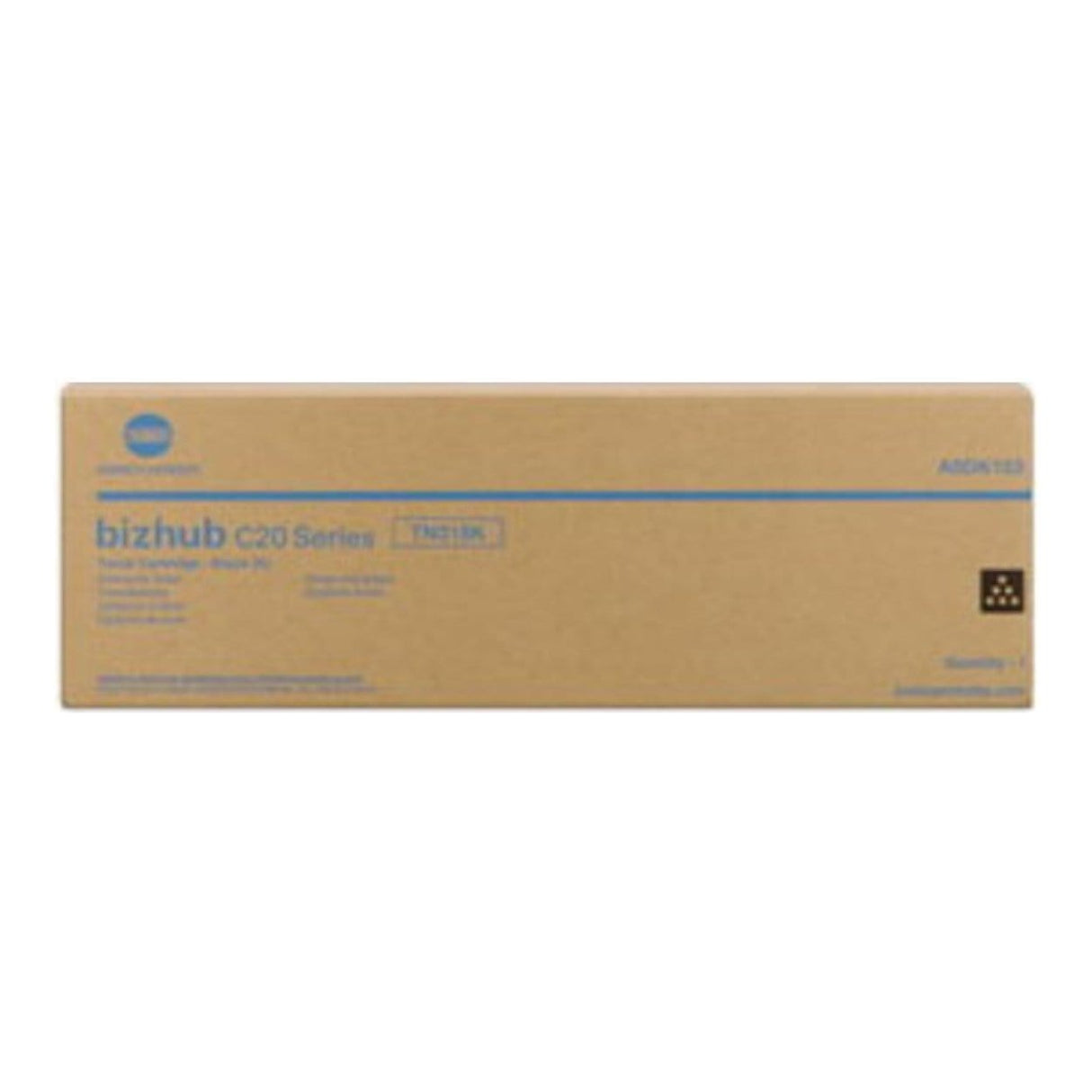 Konica Minolta TN318BK Black Toner Cartridge 8,000 pages Original TN-318BK Single-pack