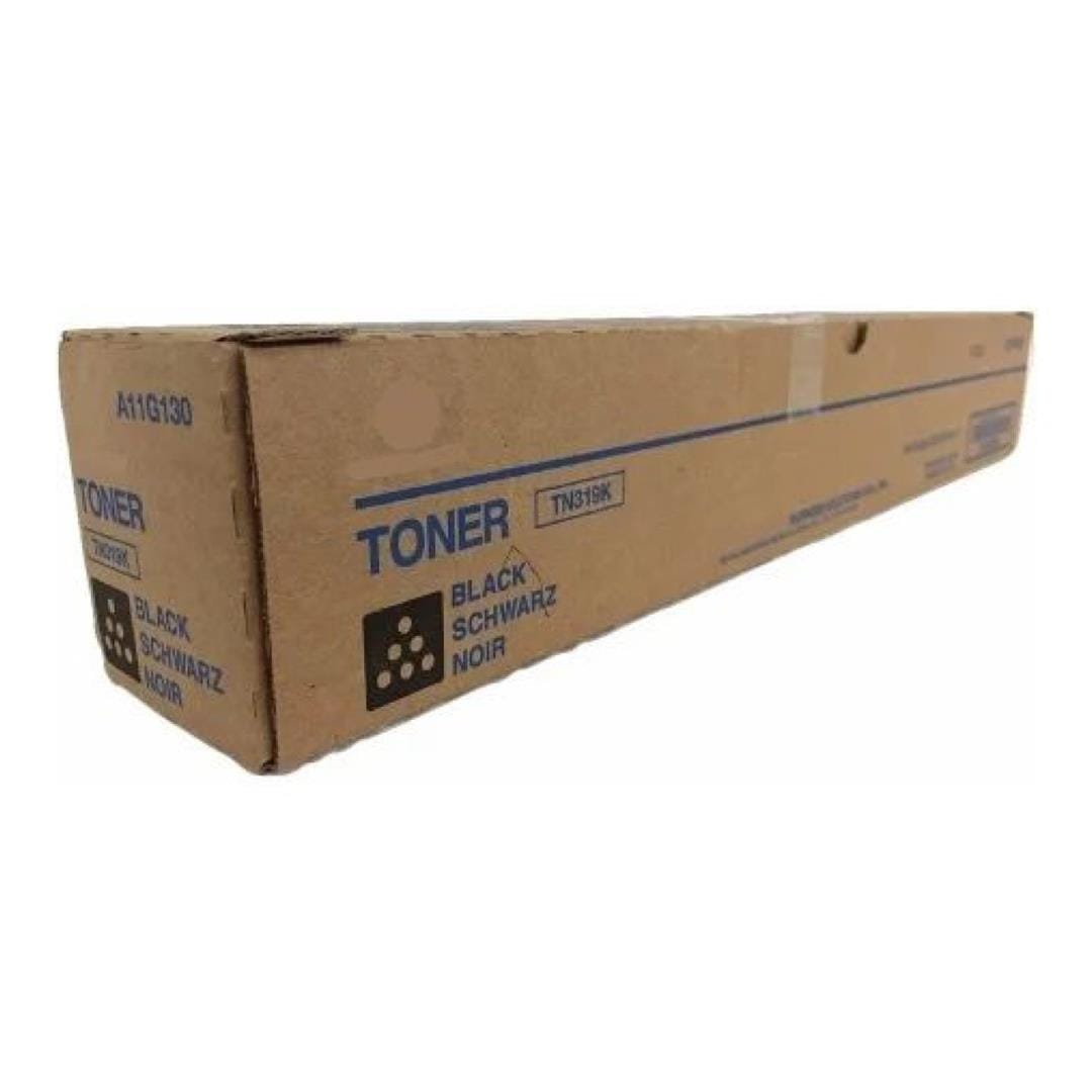 Konica Minolta TN319BK Black Toner Cartridge 29,000 pages Original TN-319BK Single-pack