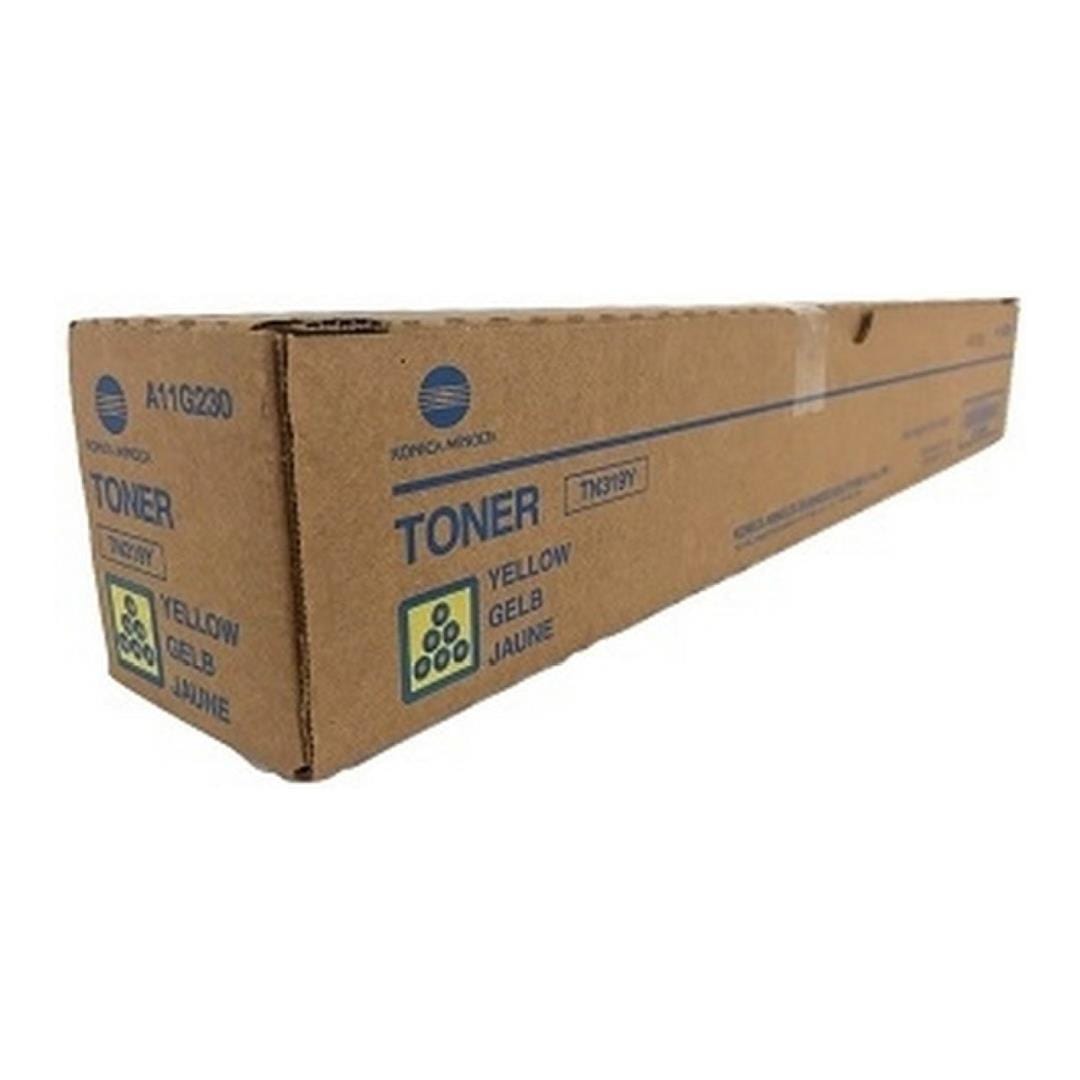 Konica Minolta TN319Y Yellow Toner Cartridge 26,000 pages Original TN-319Y Single-pack