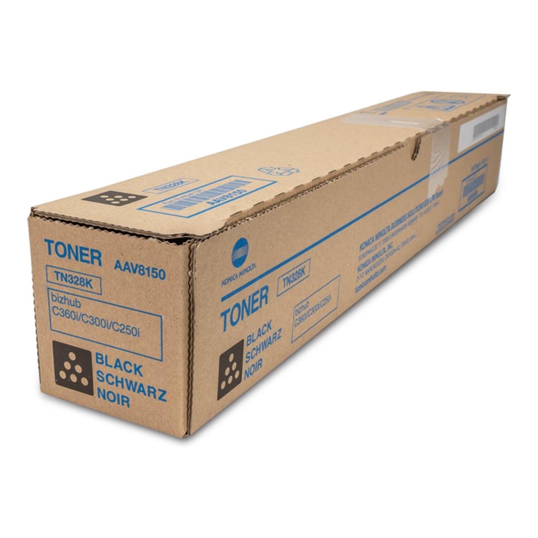 Konica Minolta Black Toner Cartridge 28,000 Pages Original TN-328K Single-pack